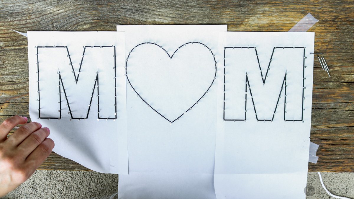 Mother s Day Gift Ideas PERSONALIZED DIY STRING ART PHOTO