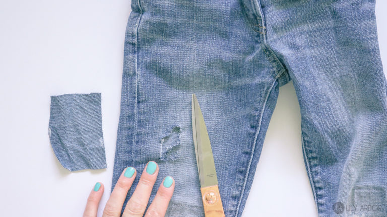 ripping jeans at home