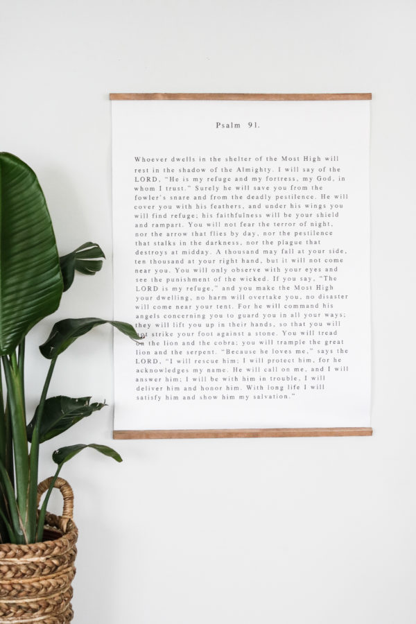 EASY DIY Bible Verse Gift Idea - Turn an Inkjet Print into Fabric