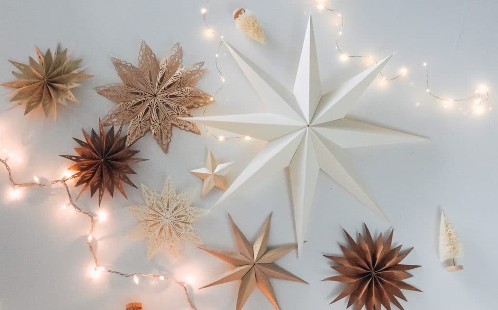 ⚫️ DIETERS HOLZSPIELZEUG DIY Lucky Stars set - Paper ornaments