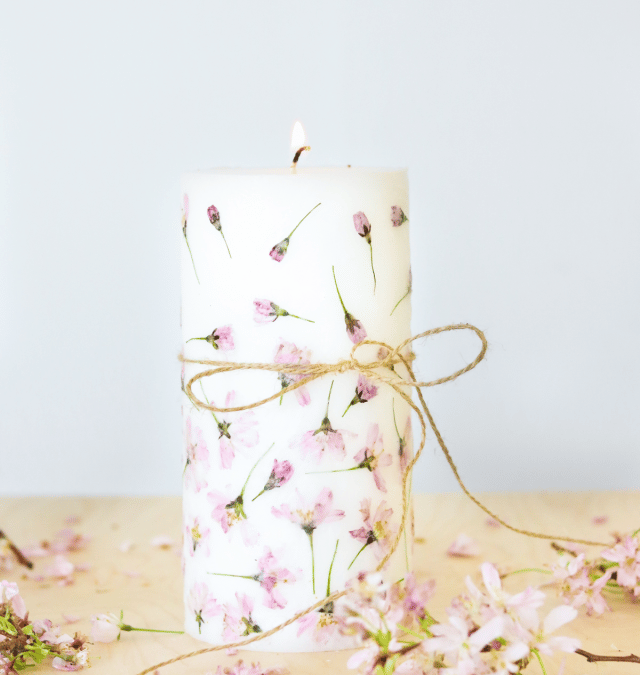 FLOWER CANDLE | DIY MOTHER’S DAY GIFTS