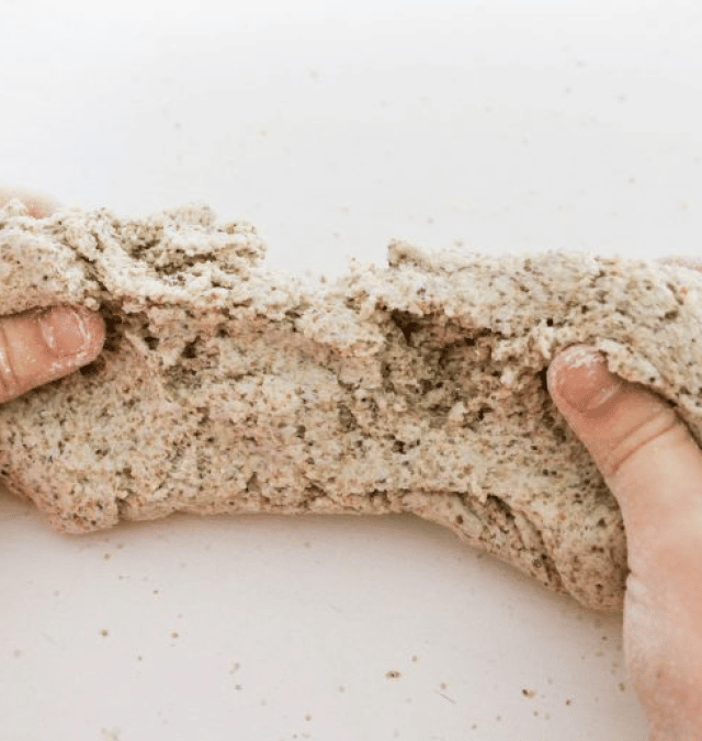 DIY KINETIC SAND PLAYDOUGH