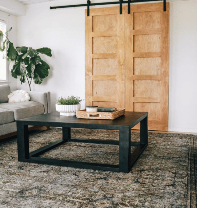 DIY COFFEE TABLE WITH 2×4’S