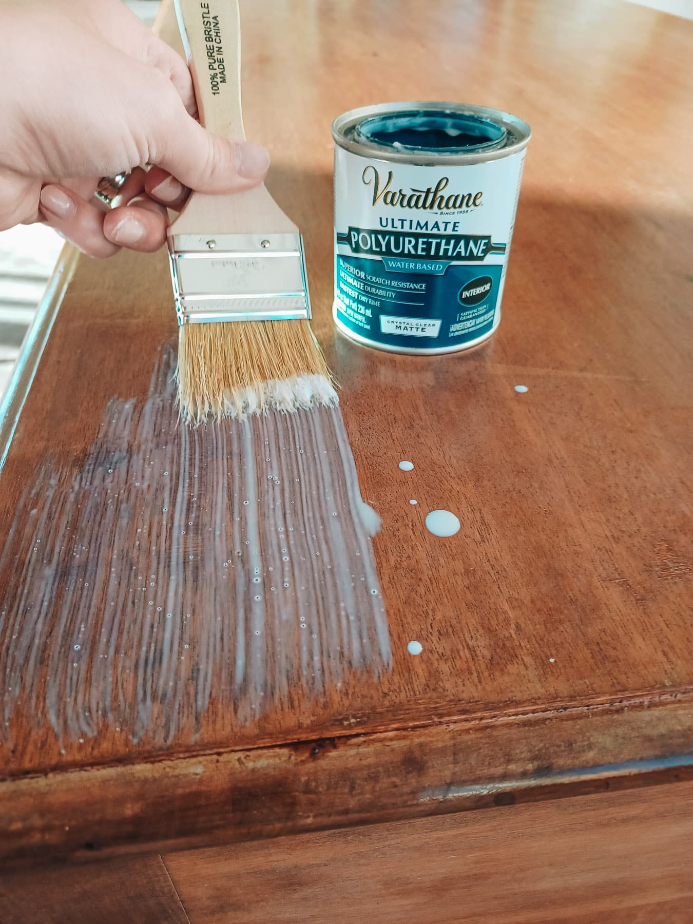 How to Paint with Polyurethane